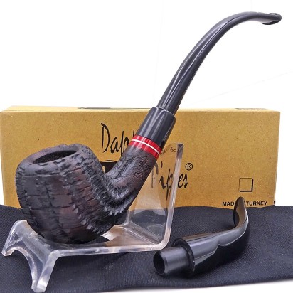 DAPPER Pipsan Churchwarden TV Pipe çift ağızlık 9mm