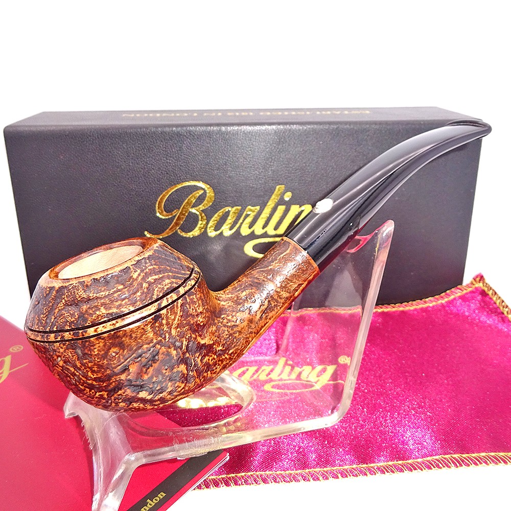 Barling, Marylebone Fossil 1819 Bent Rhodesian Acrylic 9mm - Pipo